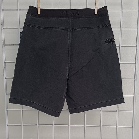 Critical Slide Society Men's Beach Shorts-Standard Team Trunk-Phantom - Picture 2 of 3